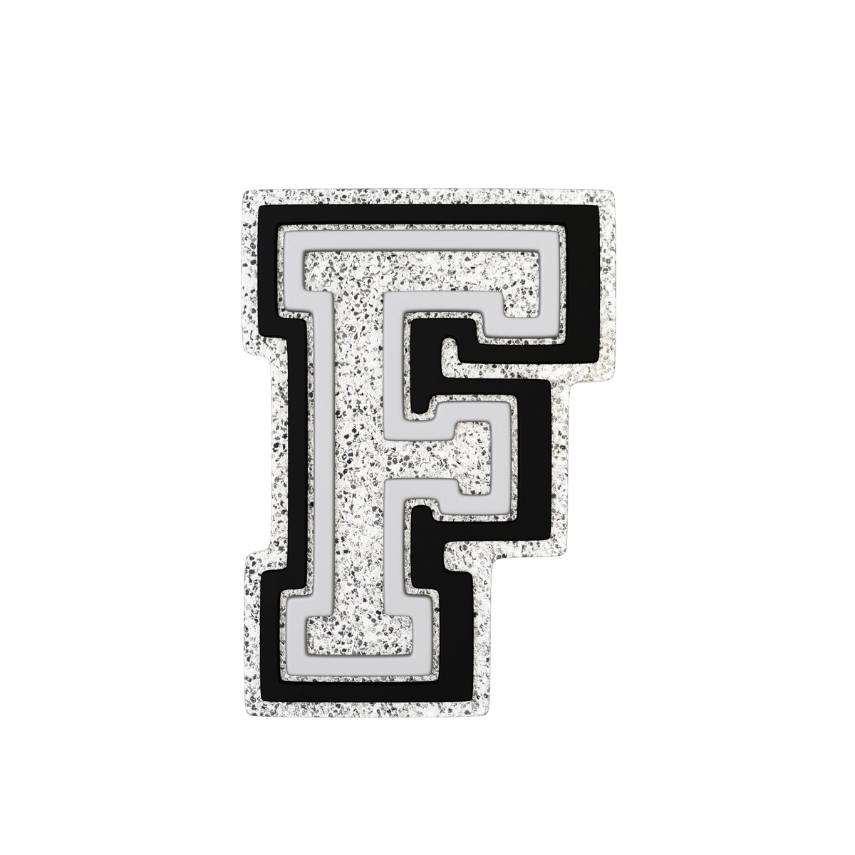 Budz | Silver Letter F